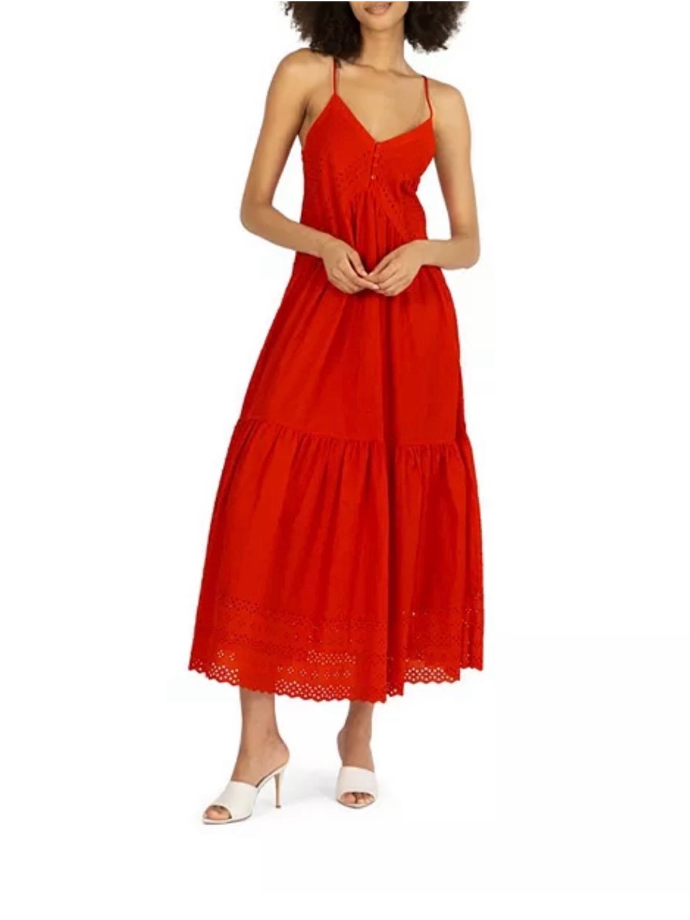 Super Natural by Secret Mission Daniella Dress in Cherry Red (L)